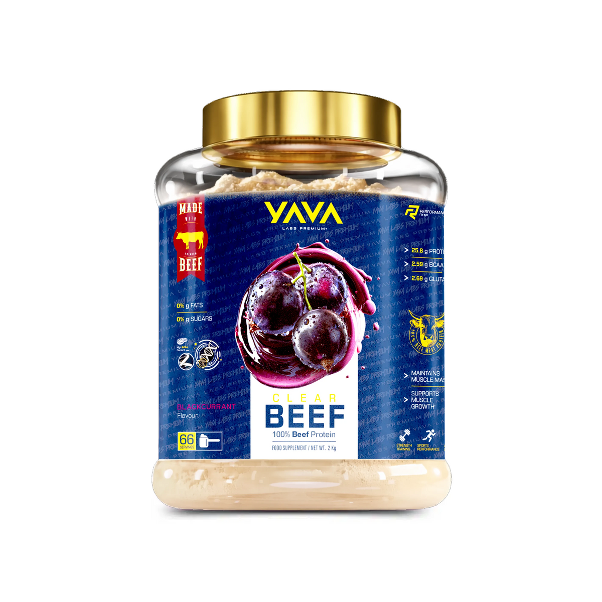 BEEF PROTEIN - Blackcurrant 2 KG