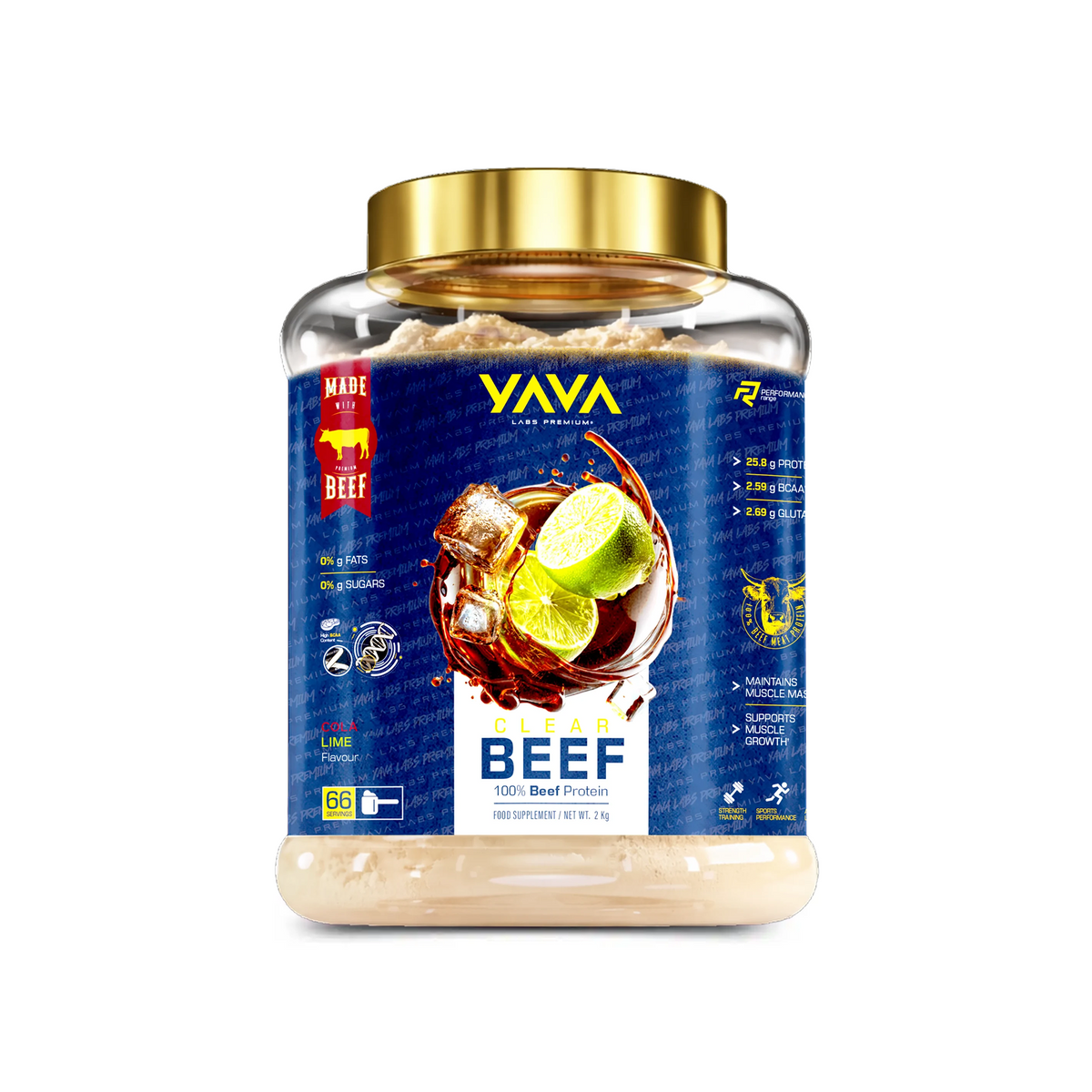 BEEF PROTEIN - Cola Lime 2 KG