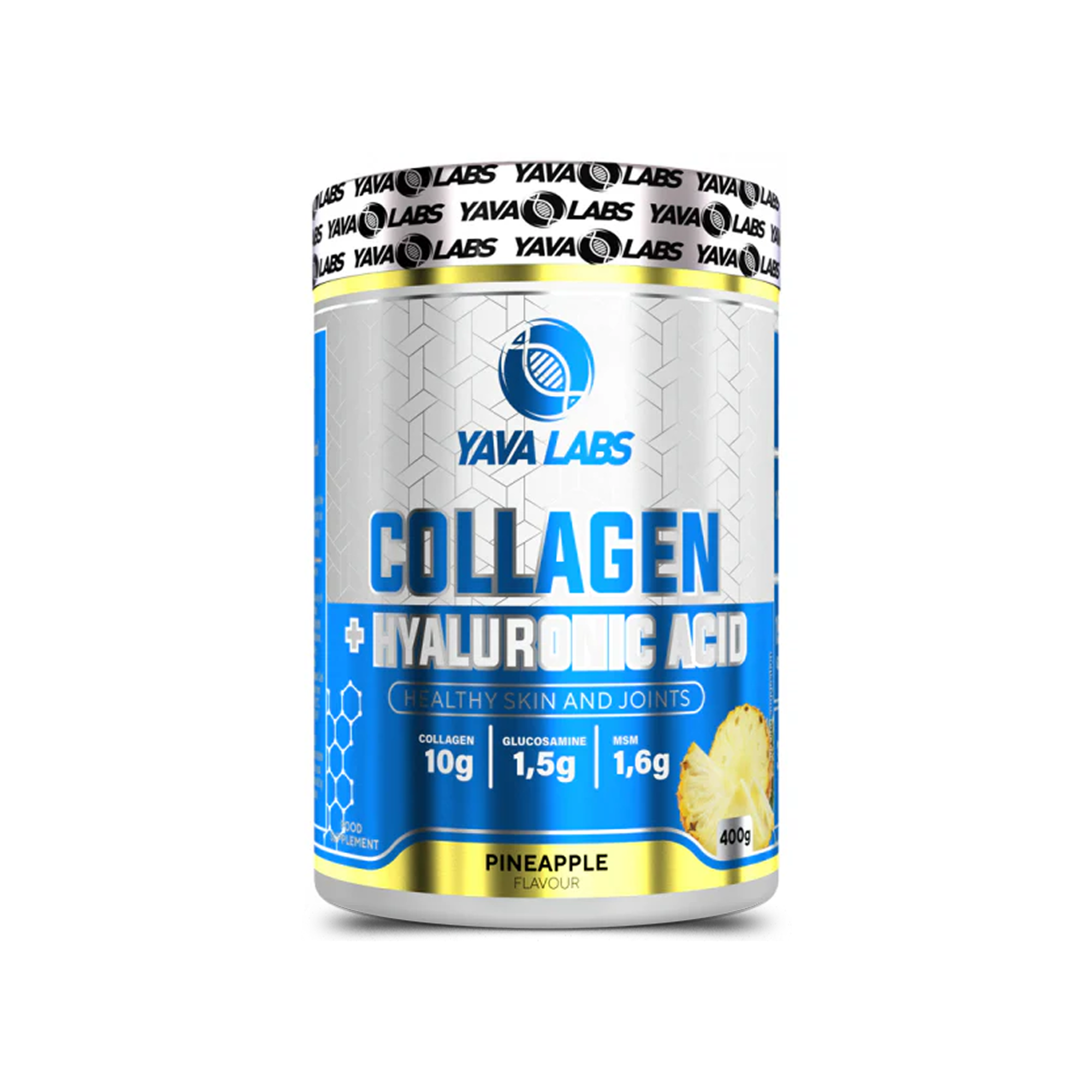 Collagen + Hyaluronic Acid - Pineapple, 400g