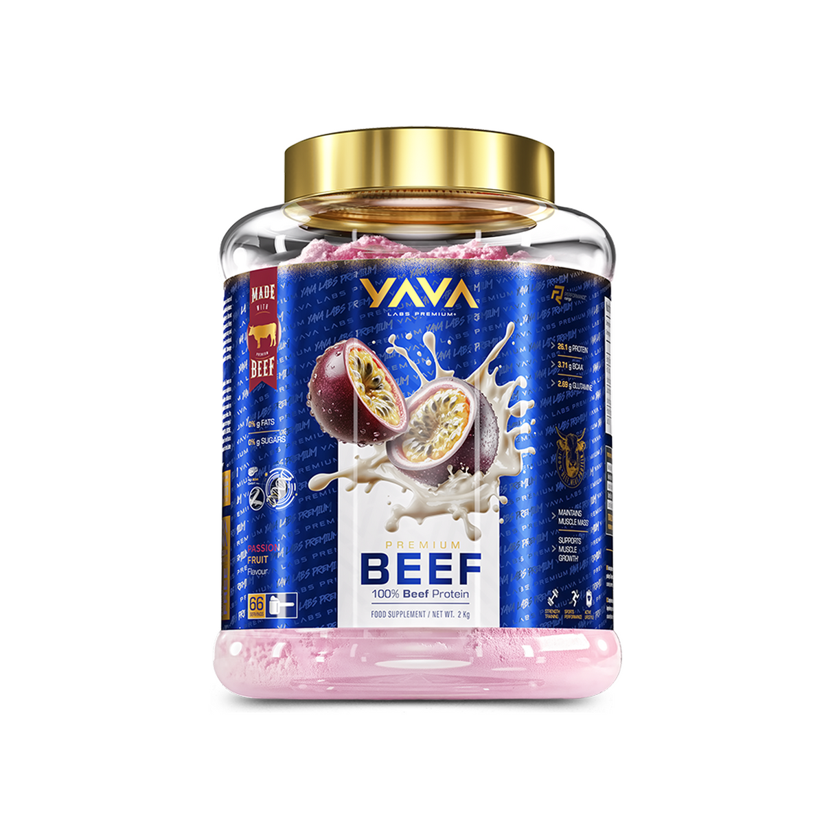 BEEF PROTEIN - Passionfruit 2 KG